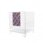 Dump Bins, Square 600 X 600, Colour White 314082