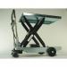 Galvanised mobile lifting tables - Battery powered pump, 200kg capacity 315238