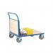 Fetra snag-free platform trucks with single panel end, 1000 x 700mm 315667