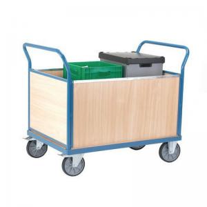 Fetra snag-free platform trucks with two panel ends and two sides,