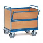 Fetra wooden sided container trucks - platform L x W - 1000 x 700mm, without lid 315686