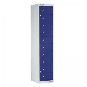 Locker - Flat Garment 10 Comp Std. Colour Blue Door 315916