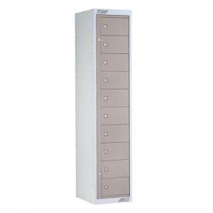 Locker - Flat Garment 10 Comp Std. Col.L.Grey Door 315917