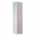 Locker - Flat Garment 15 Compstd.colour L.grey Door 315923