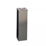 Bin - Tower- Flat Top Stainless St-690X2