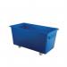 Slingsby tapered plastic container trucks with handles, capacity 412 litres 316363