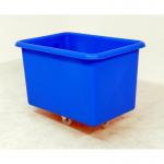 300L nestable plastic container truck - polypropylene base, blue 316364