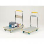 Lightweight aluminium folding platform trucks, L x W - 900 x 610mm 316385