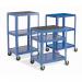 Adjustable height trolley, blue 316514