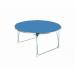 Aluminium framed round folding tables - blue 316534