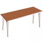 Aluminium framed folding tables - Height 698mm - Teak 316543