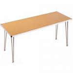 Aluminium framed folding tables - Height 698mm - Oak 316545