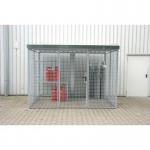 Gas cylinder storage - Cage with roof 316703