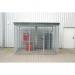 Gas cylinder storage - Cage with roof 316703