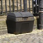 400L Victoriana salt and grit bins - Without hopper feed 317075