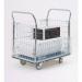 Platform truck with chrome mesh panel sides and ends - 370kg capacity 317413