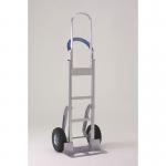 Aluminium highback sack truck with fixed toe plate, looped handle & stair glides 317675