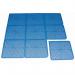 Matting - Vinyl Safety F.tilessurefloor Black,pk 10 9 mm Thick 317937