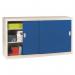 Sliding door cupboards - Solid door 1016mm high, 1829mm wide - Blue door 318003