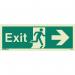Sign-exit Escape Right Aaa Photo Lum 150 X 400 mm Rigid 318111