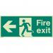 Fire Exit Single Sided Signs for Large Buildings 250 X 600 318165