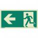 Emergency Exit Sign 200 X 400 Rigid 318186
