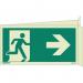 Emergency Exit Sign 200 X 400 Double Sided - Rigid 318191