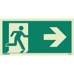 Emergency Exit Sign 200 X 400 Rigid 318194