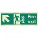Sign Fire Exit 150 X 400 Photoluminescent Rigid 318202
