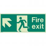 Fire Exit Single Sided Signs for Large Buildings 250 X 600 318212