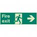 Fire Exit Single Sided Signs for Large Areas 300 X 900 mm 318223