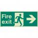 Fire Exit Single Sided Signs for Large Buildings 250 X 600 318226