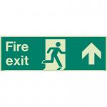 Fire Exit Single Sided Signs for Large Areas 300 X 900 mm 318257
