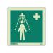 Emergency Shower Sign 200 X 200 Rigid 318296