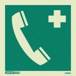 First Aid Telephone Sign 200 X 200 Rigid 318328