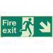Fire Exit Single Sided Signs for Large Buildings 250 X 600 318366