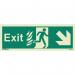 Sign Fire Exit 150 X 400 Photoluminescent Rigid 318421