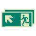 Emergency Exit Sign 200 X 400 Double Sided - Rigid 318569