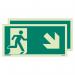 Emergency Exit Sign 200 X 400 Double Sided - Rigid 318578