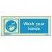 Wash Your Hands 80 X 200 Rigid Plastic 318603