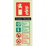 Sign-fire Extinguisher Aaa Co 2 Photo Lum 200 X 80 mm Rigid 318633