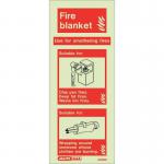 Fire Instruction Sign 200 X 80 Rigid 318651