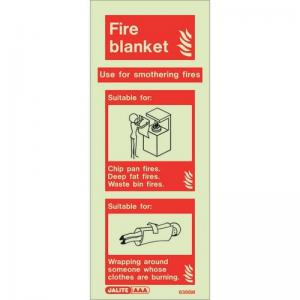Fire Instruction Sign 200 X 80 Rigid 318651