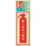 Extinguisher Missing Signs 450 X 200 Rigid 318665