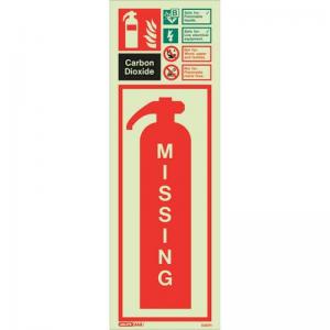 Extinguisher Missing Signs 450 X 200 Rigid 318667