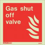 Fire Fighting Equipment Notice Rigid Plastic Gas 150 X 150 mm 318687