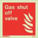 Fire Fighting Equipment Notice Rigid Plastic Gas 150 X 150 mm 318687