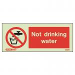 Not Drinking Water 80 X 200 Rigid Plastic 318799