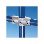 Metal clamp systems - Type A (27mm) - 2-way cross with vertical through centre connector 319236