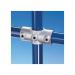 Metal clamp systems - Type C (43mm) - 2-way cross with vertical through centre connector 319238